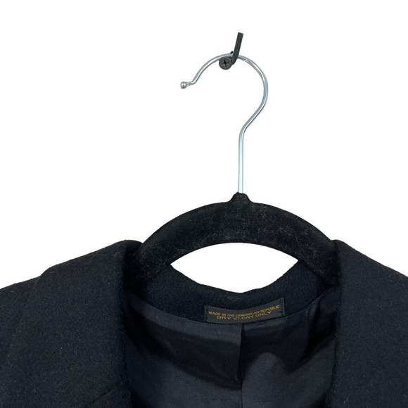 RBM Collection Wool Camel Hair Blend Sport Coat Blazer Men Lined 2 Button‎ Black - Picture 4 of 7